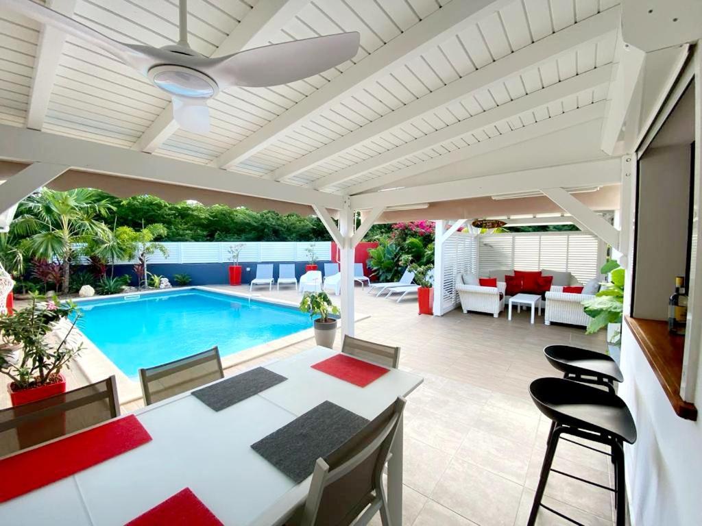 Villa Bikini - Sans Vis A Vis - Bien Ventillee Saint-Francois  Luaran gambar