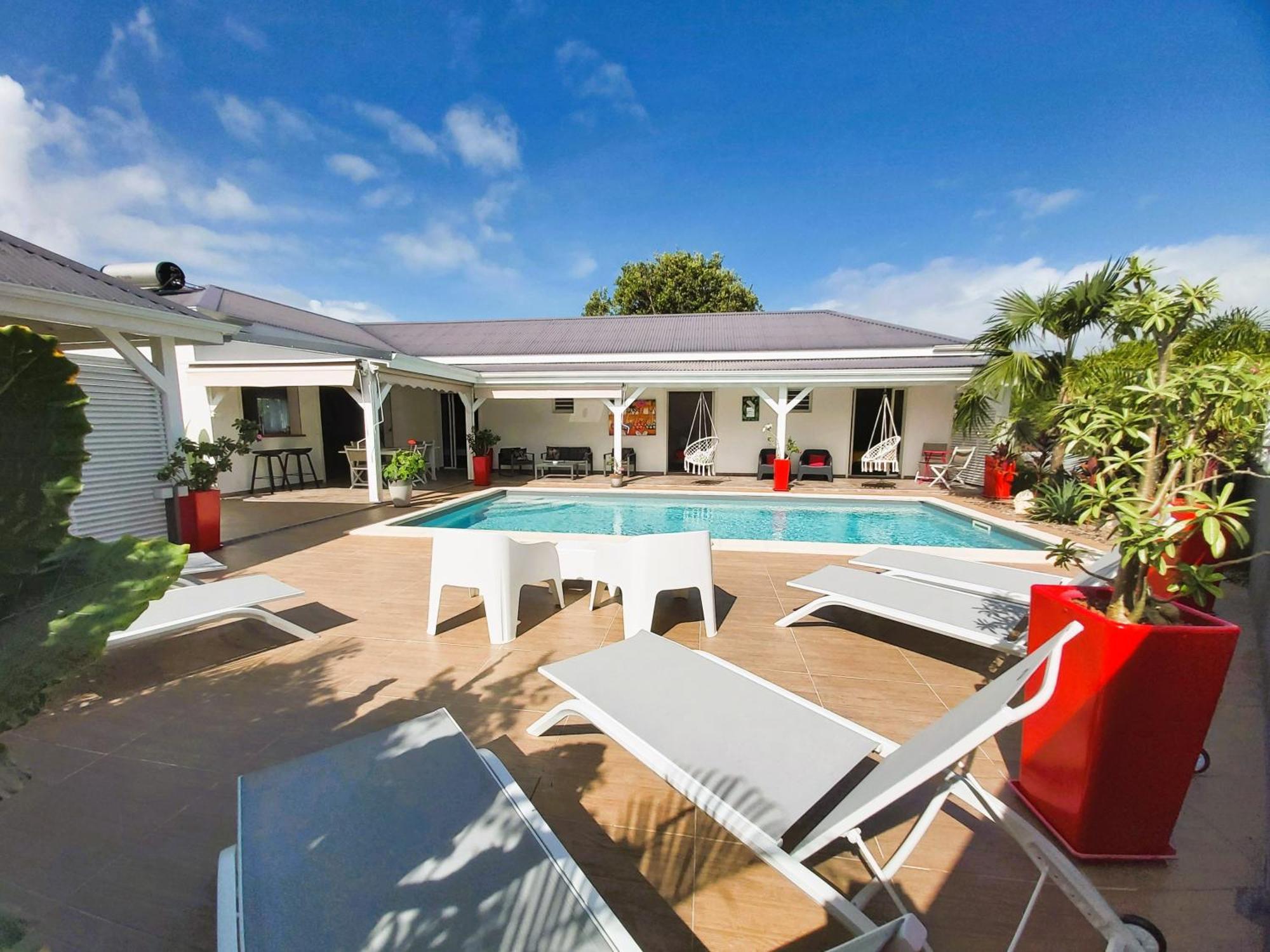 Villa Bikini - Sans Vis A Vis - Bien Ventillee Saint-Francois  Luaran gambar